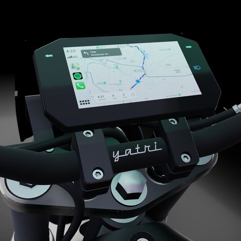 “全球首辆无线支持苹果 CarPlay 的摩托车”，Yatri 推出 P1 Gen 2：能导航、通话、收发信息等