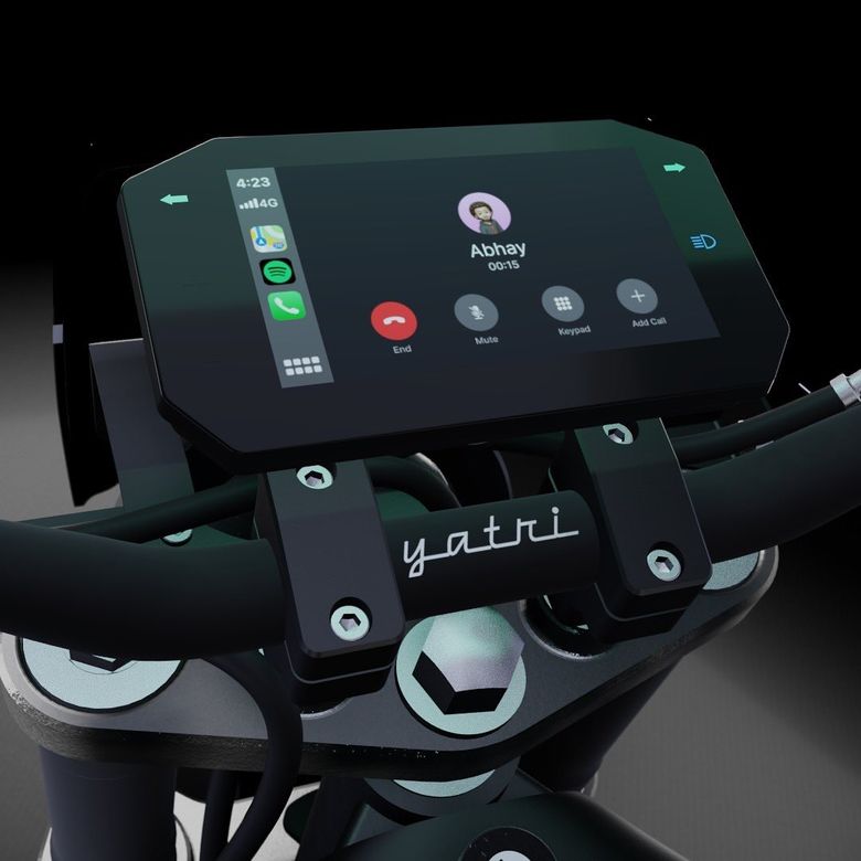 “全球首辆无线支持苹果 CarPlay 的摩托车”，Yatri 推出 P1 Gen 2：能导航、通话、收发信息等