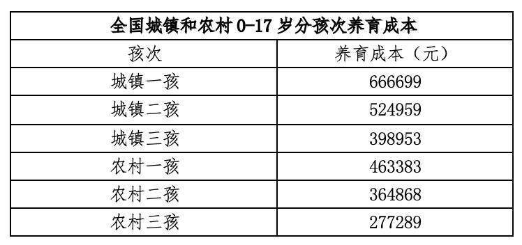 中国生育成本报告2024版                