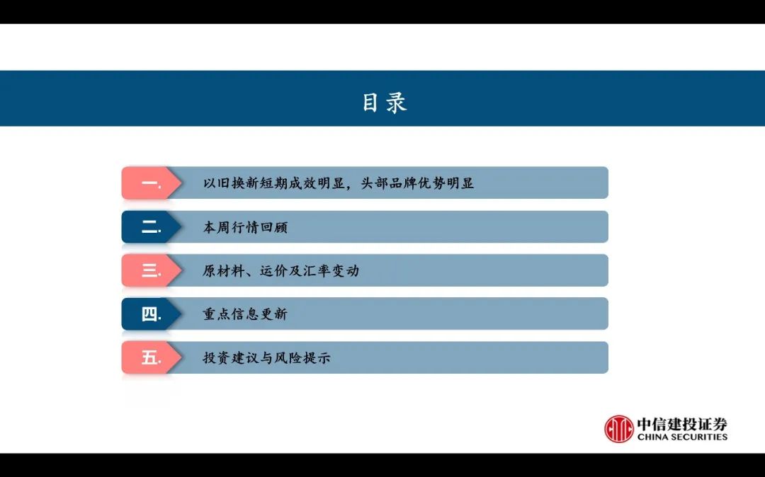 【中信建投家电 | 动态】以旧换新短期成效初显，头部品牌优势突出（2024年9.2-9.6周观点） - 拷贝