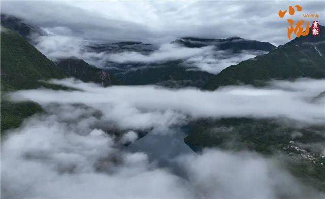 陇南文县天池：烟雨蒙蒙 美景如画                