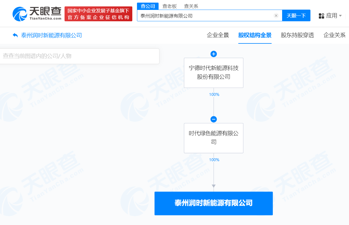 时刻快讯|宁德时代在泰州成立新能源公司