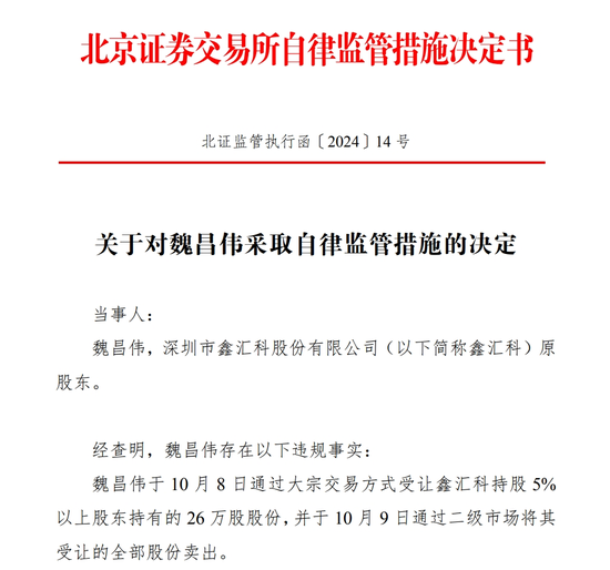 受让股份后6个月内减持，孙肖文、汪小清被责令购回并上缴价差！ 上海证监局：不要触碰违规减持红线