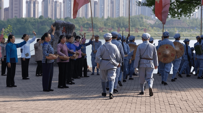 长征路上向“新”行 · 江西于都︱《告别》牵起万千情                