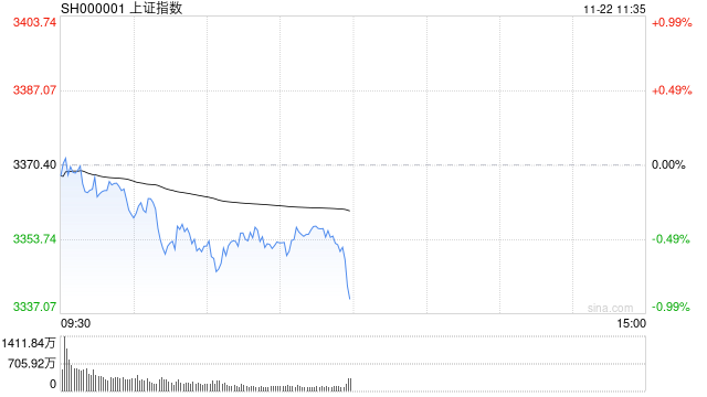 午评：指数早盘调整沪指跌1% AI应用端持续爆发