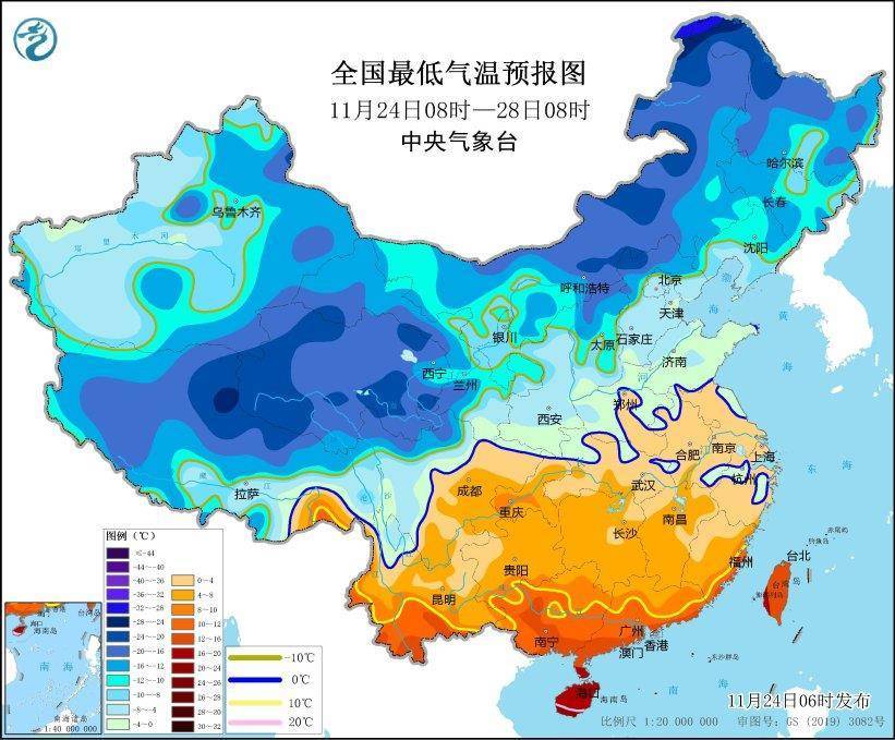 今年下半年首场寒潮来袭，中央气象台继续发布寒潮蓝色预警                