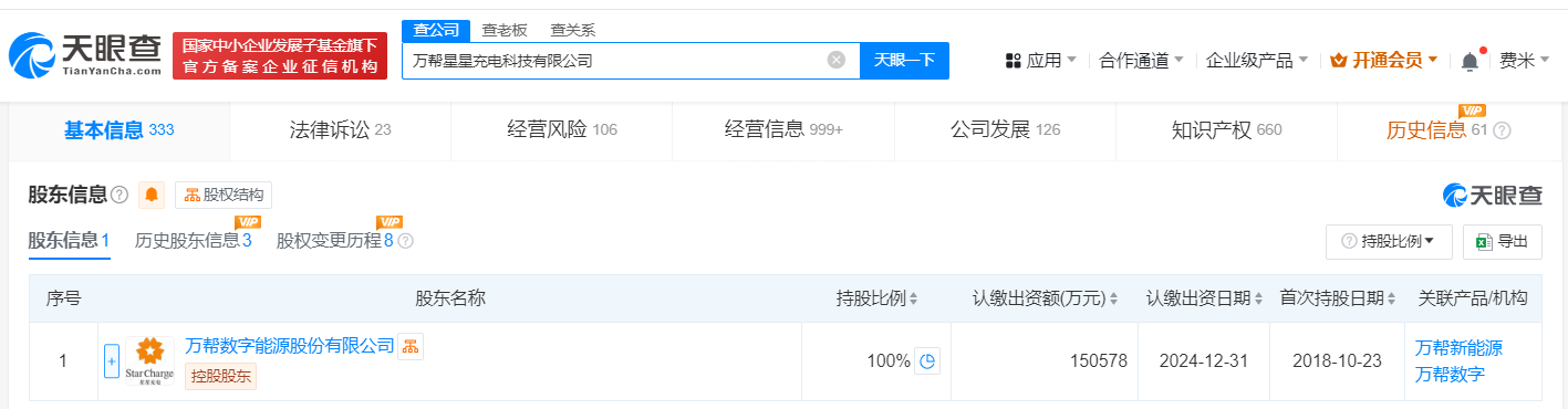 时刻快讯|星星充电增资至15.1亿元 增幅约427%